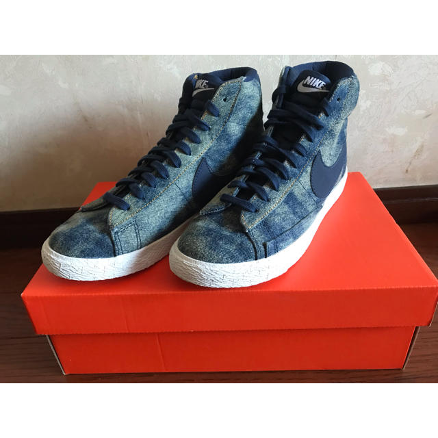 NIKE(ナイキ)のNIKE Blazer mid denim indigo 24cm レディースの靴/シューズ(スニーカー)の商品写真