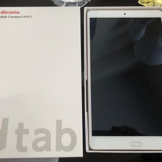 エヌティティドコモ(NTTdocomo)のdocomo d tab Compact d-01J(タブレット)