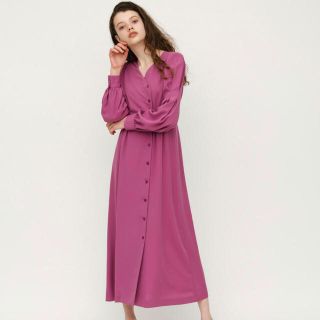 スライ(SLY)のSLY DUMPLING TUCK DRESS(ロングワンピース/マキシワンピース)