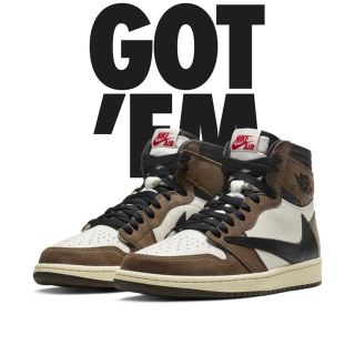 ナイキ(NIKE)のAir jordan1 travis 26.5(スニーカー)