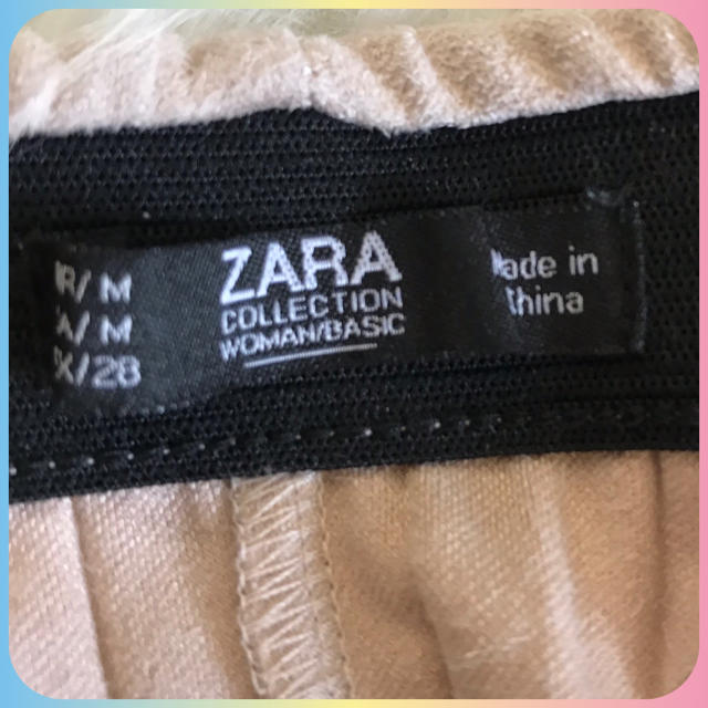 ZARA(ザラ)の再値下 ZARA ザラ プリーツスカート ピンクベージュ M/GAP プラステ  レディースのスカート(ロングスカート)の商品写真
