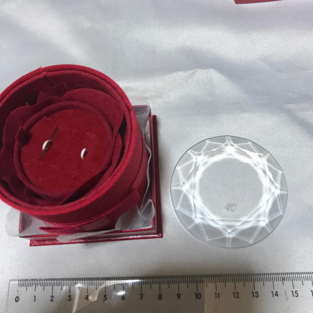 4℃(ヨンドシー)の4℃ リングケース 赤 レディースのアクセサリー(リング(指輪))の商品写真