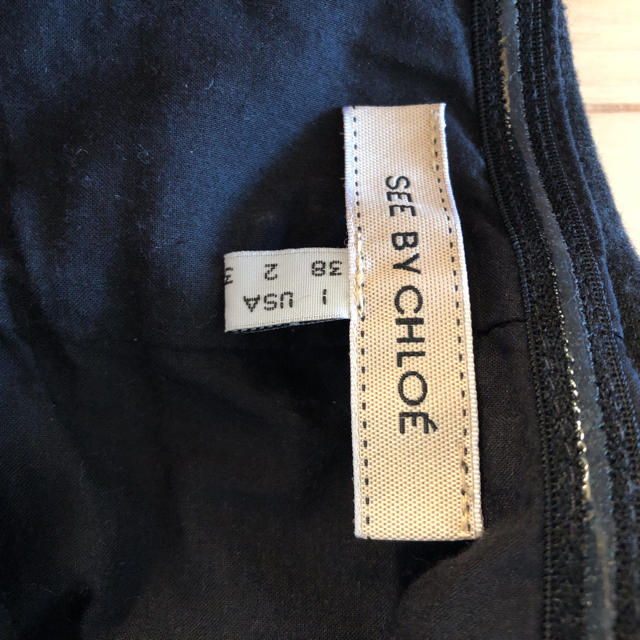 SEE BY CHLOE(シーバイクロエ)のSEE BY CHLOE ベアトップワンピース レディースのワンピース(ひざ丈ワンピース)の商品写真