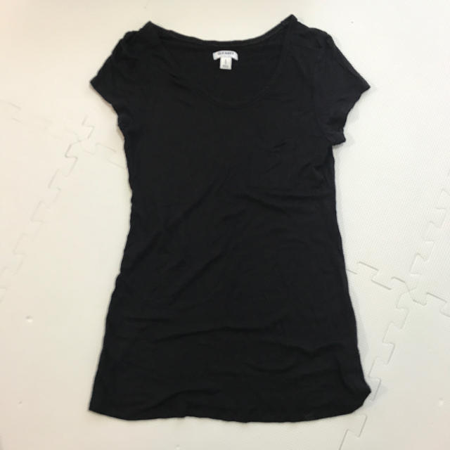 Old Navy(オールドネイビー)のオールドネイビー 黒 Tシャツ レディースのトップス(Tシャツ(半袖/袖なし))の商品写真