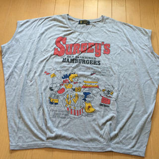 リベットアンドサージ(rivet & surge)のスヌーピー風Tシャツ(Tシャツ(半袖/袖なし))