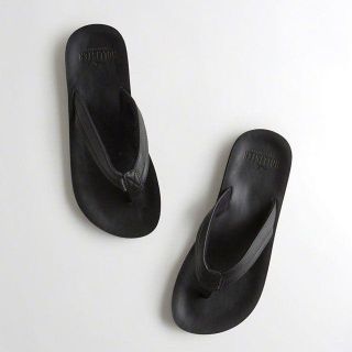 ホリスター(Hollister)の★新品★ホリスター★フェイクレザーサンダル (Black/M 10/11)(サンダル)