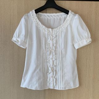 ミッシュマッシュ(MISCH MASCH)の＊美品＊リボン袖シャツブラウス(シャツ/ブラウス(半袖/袖なし))