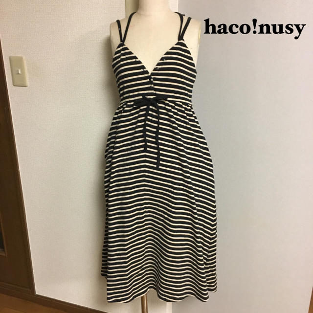 Haco Haco Nusy フェリシモ ボーダー ワンピースの通販 By Lilipino61 S Shop ハコならラクマ