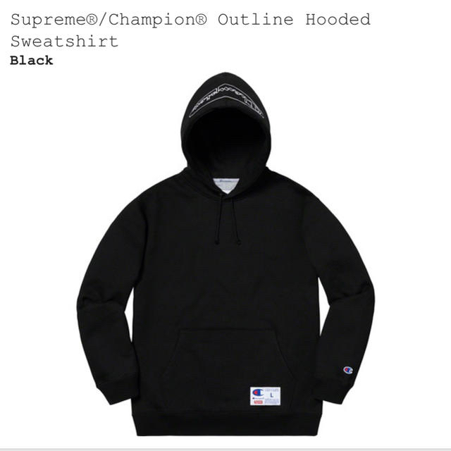 Supreme ChampionOutlineHoodedSweatshirt