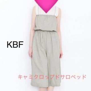 ケービーエフ(KBF)のKBF♡キャミクロップドサロペッド♡今季(サロペット/オーバーオール)