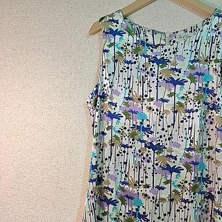 アンクライン(ANNE KLEIN)のお花柄ワンピース＊ジュドランジュ/JUS D' ORANGE PARIS(ひざ丈ワンピース)