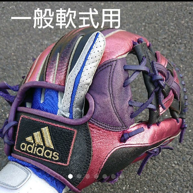 adidas(アディダス)のアディダス 一般軟式用 グローブ スポーツ/アウトドアの野球(グローブ)の商品写真