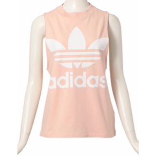 アディダス(adidas)のadidas ノースリーブトップス ピンク / S(タンクトップ)