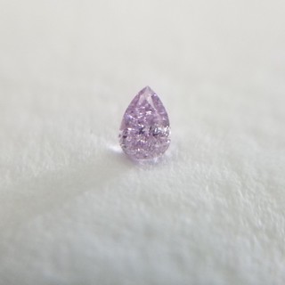 【すもも様】0.06ct 天然 F. Pink ダイヤモンド 未ソ(リング(指輪))