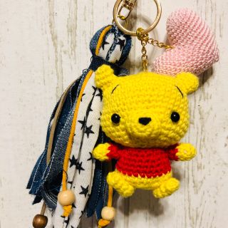 あみぐるみ ハンドメイド キーホルダー(キーホルダー/ストラップ)