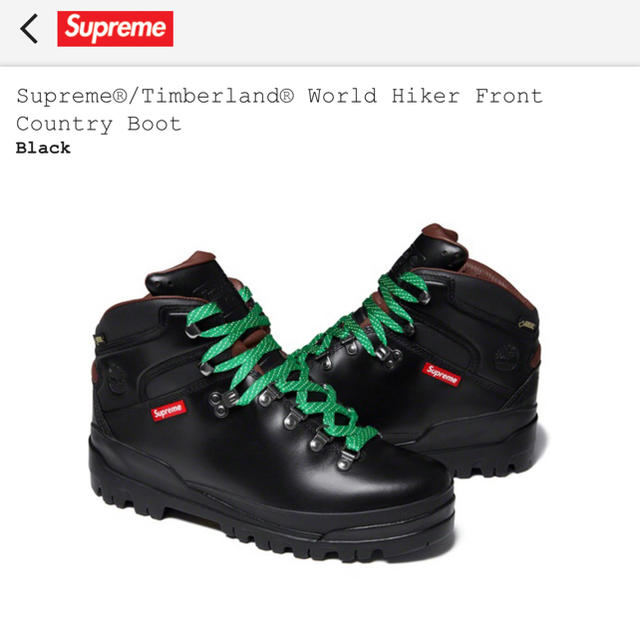 Supreme(シュプリーム)のSupreme® World Hiker Front Country Boot メンズの靴/シューズ(ブーツ)の商品写真