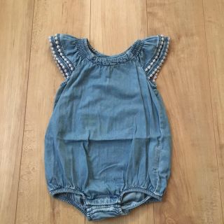 オールドネイビー(Old Navy)のOLD NAVY デニムロンパース ♡Babygapデニムワンピset(ロンパース)