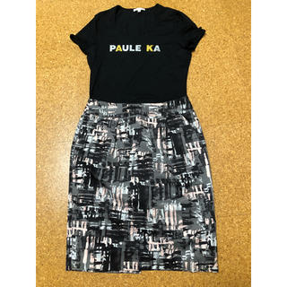 ポールカ(PAULE KA)のPAULE KA黒Tシャツ Mサイズ(Tシャツ/カットソー(半袖/袖なし))