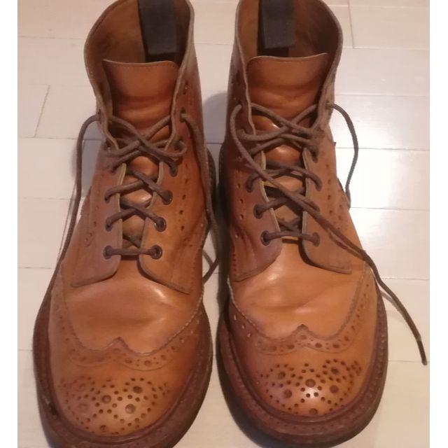 Trickers(トリッカーズ)のトリッカーズ　カントリーブーツ UK7.5 ウイングチップ MALTON メンズの靴/シューズ(ブーツ)の商品写真