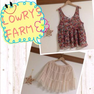 ローリーズファーム(LOWRYS FARM)の＊２点Set＊(カットソー(半袖/袖なし))