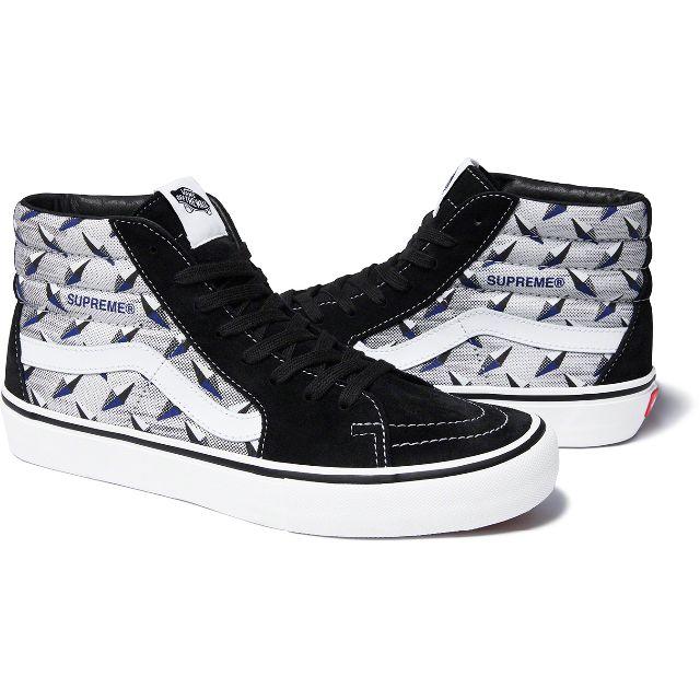 BlackサイズSupreme Vans Diamond Plate Sk8-Hi Pro