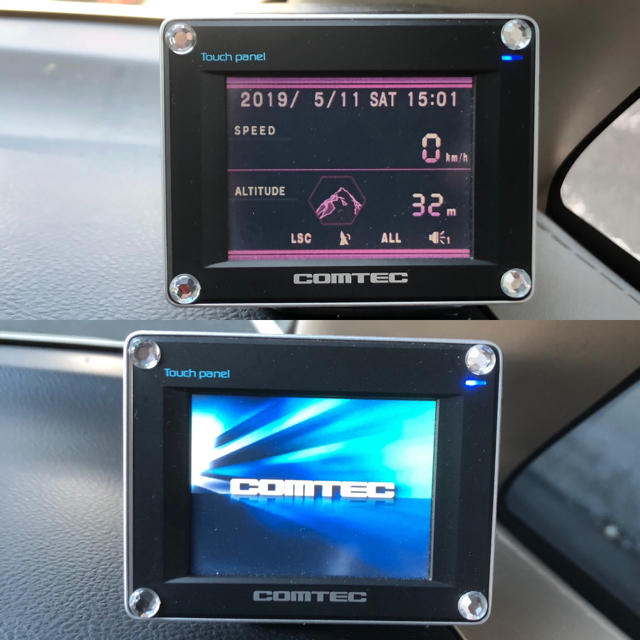コムテック レーダー探知機 GPS データ無料ダウンロード ジャンク品 自動車/バイクの自動車(レーダー探知機)の商品写真