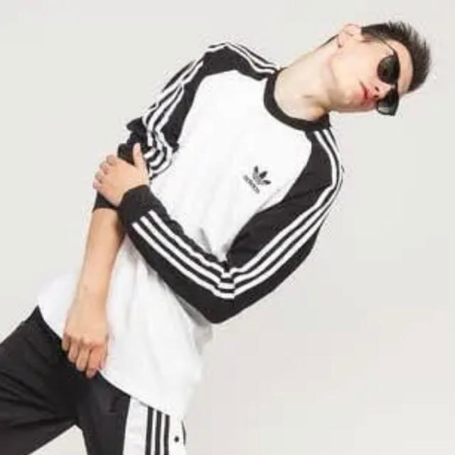 adidas(アディダス)のアディダス オリジナルス 3ストライプス 長袖 Tシャツ M 新品未使用 メンズのトップス(Tシャツ/カットソー(七分/長袖))の商品写真