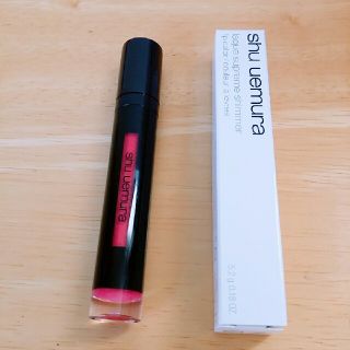 シュウウエムラ(shu uemura)の美品　シュウウエムラ　ラックシュプリア　シマー  PK05(リップグロス)