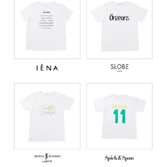 Spick & Span(スピックアンドスパン)のスピックアンドスパンノベルティＴシャツ限定モデル レディースのトップス(Tシャツ(半袖/袖なし))の商品写真