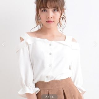 マジェスティックレゴン(MAJESTIC LEGON)のマジェ オフショルトップス 🌼(シャツ/ブラウス(半袖/袖なし))