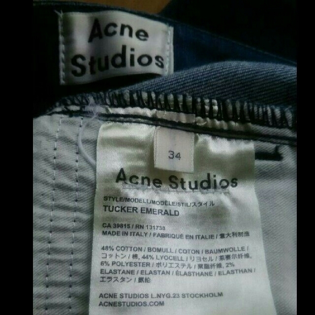 ACNE(アクネ)のお値下げ★アクネ スキニーデニム Acne Studios 34 レディースのパンツ(デニム/ジーンズ)の商品写真