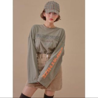 ディーホリック(dholic)の韓国ファッション ロゴT(Tシャツ(長袖/七分))