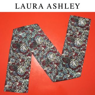 ローラアシュレイ(LAURA ASHLEY)のローラアシュレイ シルク スカーフ LAURA ASHLEY 美品 ストール(バンダナ/スカーフ)