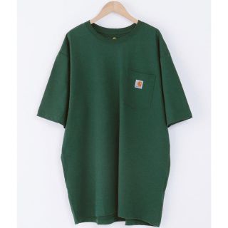 カーハート(carhartt)のラスト一点 カーハート ポケットＴシャツ Mサイズ グリーン(Tシャツ/カットソー(半袖/袖なし))