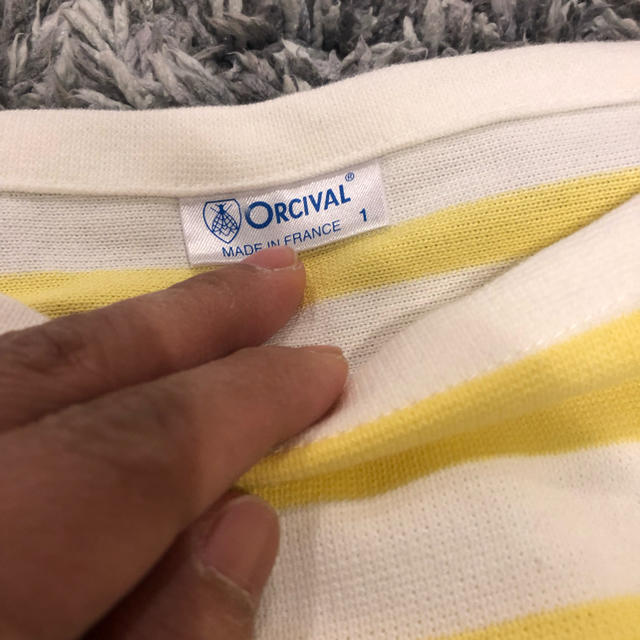 ORCIVAL(オーシバル)のORCIVAL 極美品 ボーダー バスクシャツ レディースのトップス(カットソー(長袖/七分))の商品写真