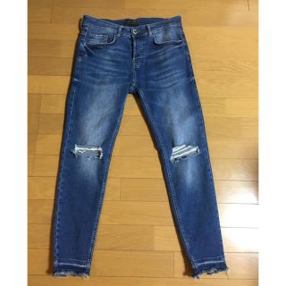 ザラ(ZARA)のZARA MAN ストレッチクラッシュスキニージーンズ(デニム/ジーンズ)