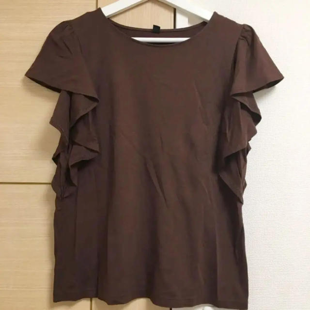 UNIQLO(ユニクロ)のユニクロ☆フリルスリーブT レディースのトップス(Tシャツ(半袖/袖なし))の商品写真