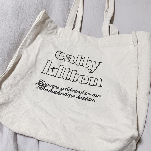 catty kitten トートバッグの通販 by u's shop｜ラクマ