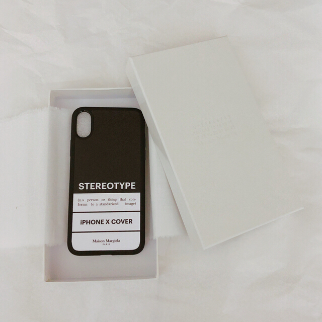 Maison Martin Margiela - Maison Margiela iPhone X case black 黒の通販 by たろう's shop｜マルタンマルジェラならラクマ