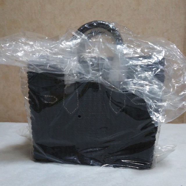 SEA(シー)の新品 SEA かごバーキン S カゴバーキン ブラック かごバッグ レディースのバッグ(トートバッグ)の商品写真