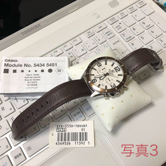 CASIO(カシオ)の★値引き再出品★新品未使用 CASIO Edifice efr-553 メンズの時計(腕時計(アナログ))の商品写真