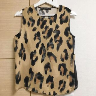 ザラ(ZARA)のZARA☆レオパードトップス(シャツ/ブラウス(半袖/袖なし))