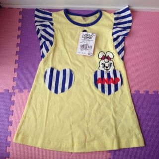 アナップキッズ(ANAP Kids)の新品タグ付き♡ANAPTシャツワンピース(Tシャツ/カットソー)