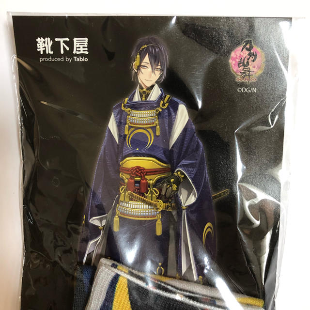 靴下屋(クツシタヤ)の刀剣乱舞-ONLINE- × 靴下屋 プリントソックス 三日月宗近モデル エンタメ/ホビーのアニメグッズ(その他)の商品写真