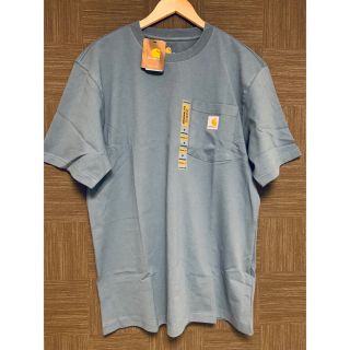 カーハート(carhartt)の早い者勝ち カーハート ポケットＴシャツ Mサイズ スチールブルー(Tシャツ/カットソー(半袖/袖なし))