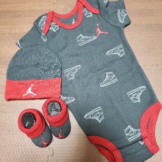 ナイキ(NIKE)のベビー　ジョーダン　ナイキ(ロンパース)