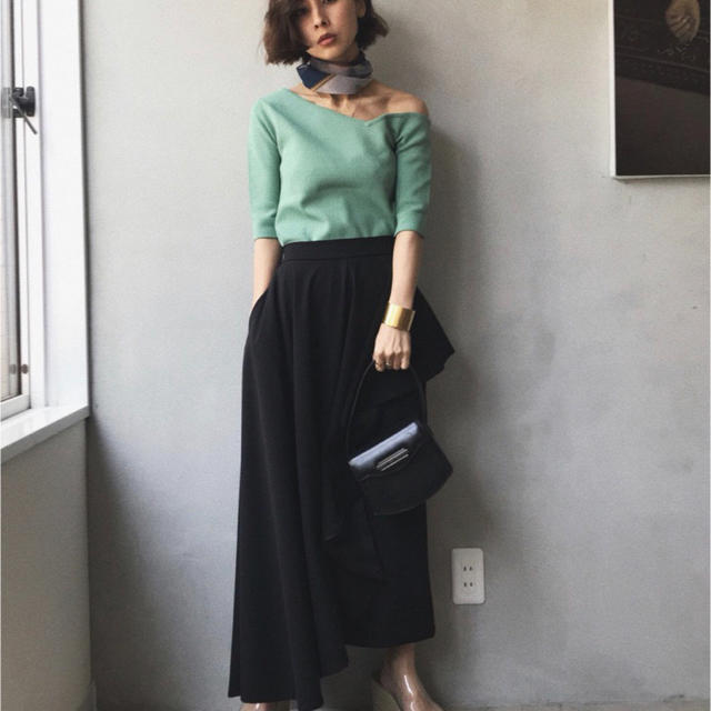 side flare layered skirt