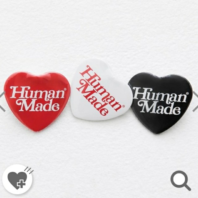 HUMAN MADE × GDC HEART BADGE BLACK 黒 メンズのファッション小物(その他)の商品写真