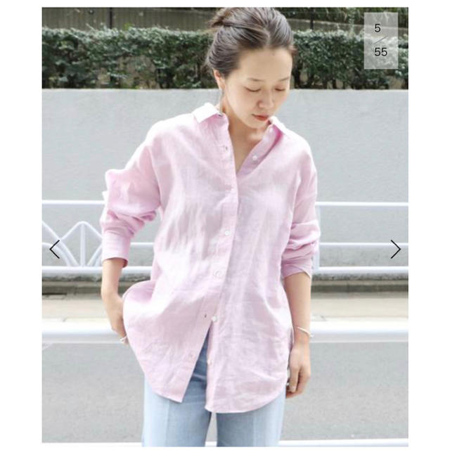 1回着用美品Plage Linen シャツ◆ ¥16,200送料無料なし伸縮性