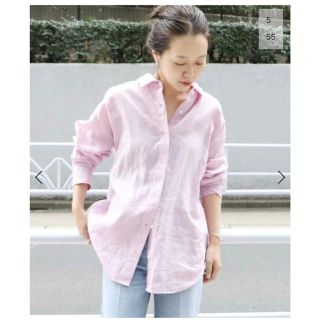 プラージュ(Plage)の1回着用美品Plage Linen シャツ◆ ¥16,200送料無料(シャツ/ブラウス(長袖/七分))